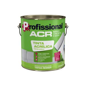Tinta Acrílica Profissional Branco Galão 3,6L 3001 Renner