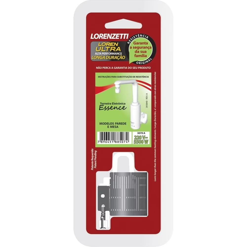 Resistência Torneira Essence 3070-A 5500w 220v Lorenzetti
