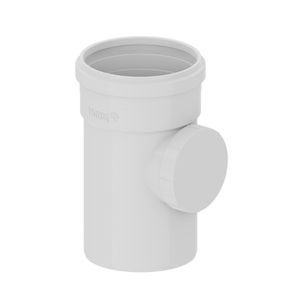 Tê de Inspeção para Esgoto 100 x 75mm 26398355 Tigre