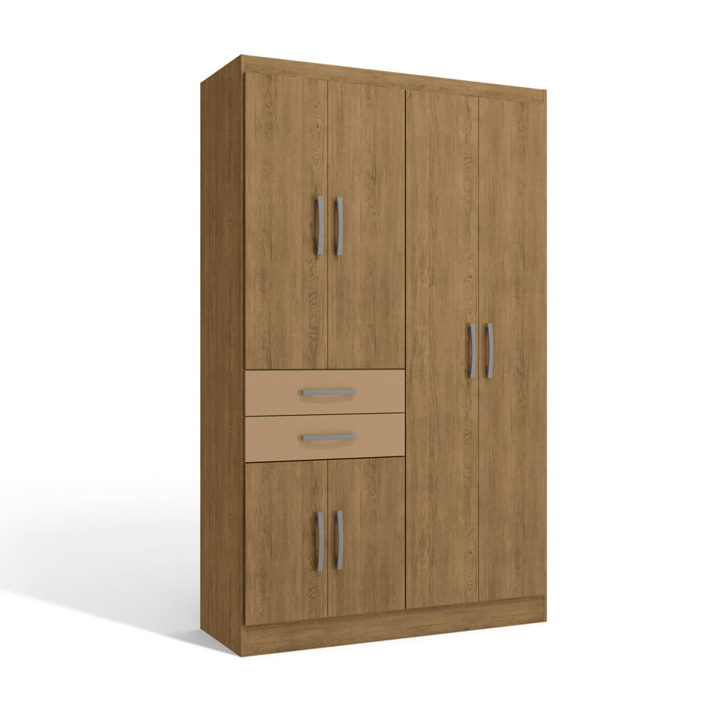 Guarda roupa 6 portas Jacarandá S462 Kappesberg - Loja Solar