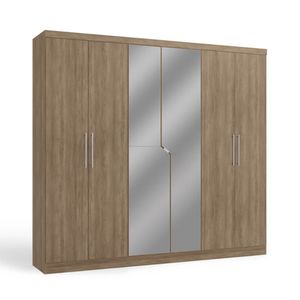 Guarda roupa 6 portas Nogal H549 Kappesberg