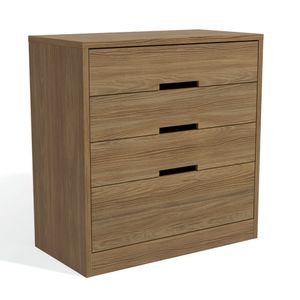 Cômoda 4 Gavetas Nogueira S824 Kappesberg