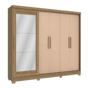 Guarda roupa 5 portas Nogueira/Macadâmia CB01N564 Kappesberg