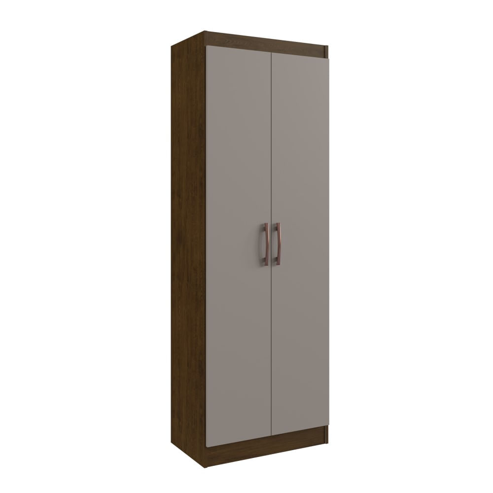 Sapateira Multiuso Mauí 2 portas Coffee/Fumê 4090-35 Dorip - Loja