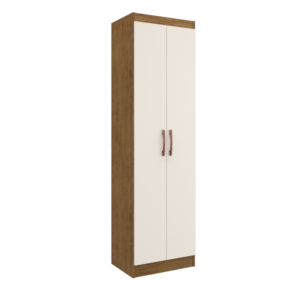 Sapateira Multiuso Ibiza 2 portas Nogueira/Off White 4099-72