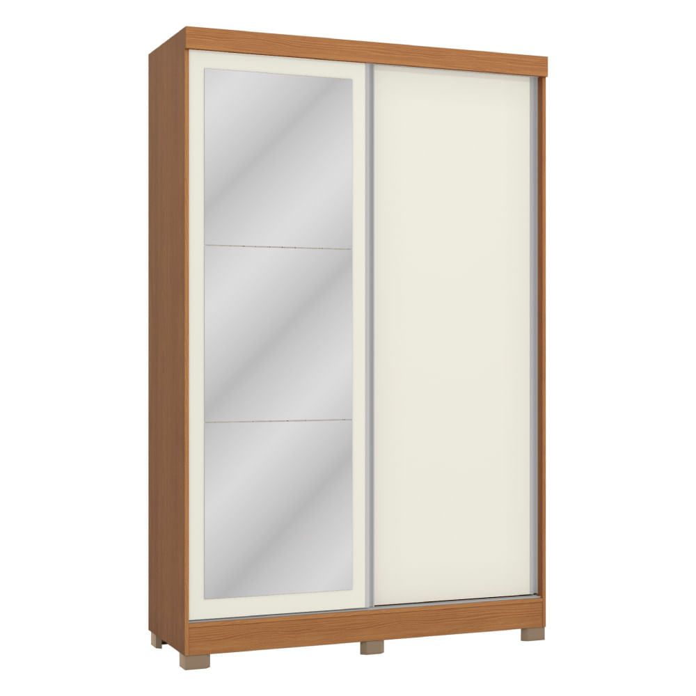 Guarda roupa 2 portas Canela/Off White CB01N571 Kappesberg