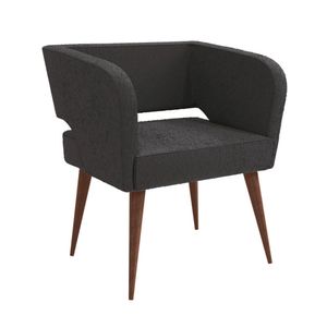 Poltrona Antara Bouclé Chumbo POL002 Kappesberg