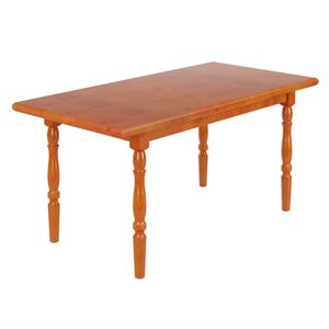 Mesa Retangular 160 x 80 cm Mel Brilhante 102LB Piratini