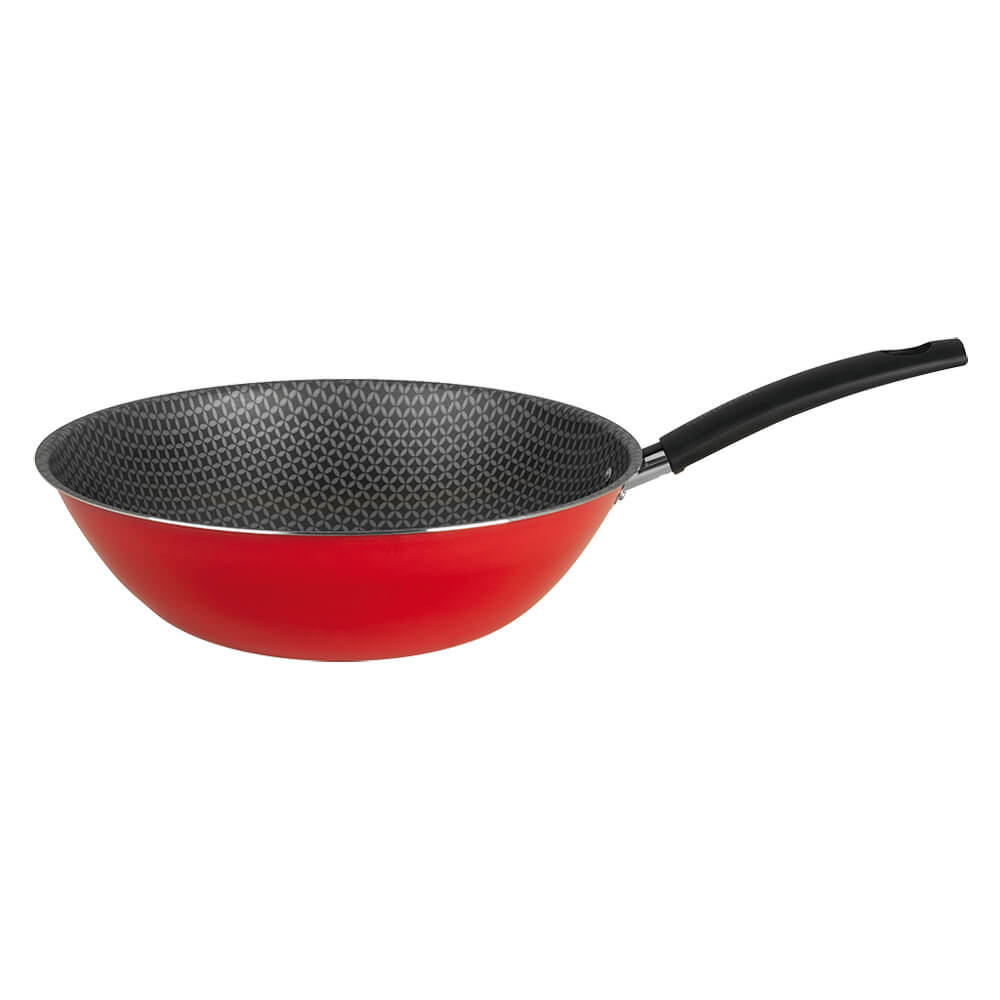 Frigideira 28cm Alumínio Wok Oriental Vermelha 51128 Multif - Loja
