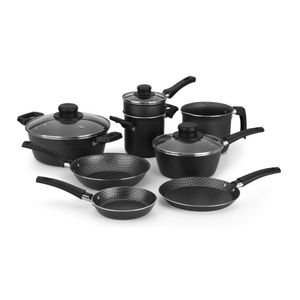 Jogo de Panelas 7 peças com Mini Cuscuzeira Cinza 40040 Multiflon