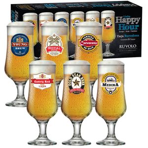 Jogo de taças 6 peças Barcelona 400ml 6680719 Ruvolo