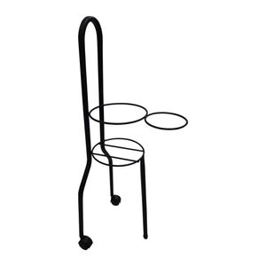 Porta Cuia e Térmica com Rodinhas Preto PC114 Lafatelli