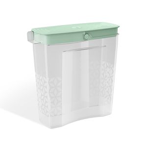 Porta Sabão em Pó Plástico Verde Menta UZ550 UZ Utilidades