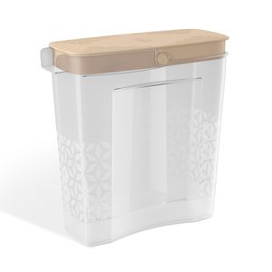 Porta Sabão em Pó Plástico Cappuccino UZ550 UZ Utilidades