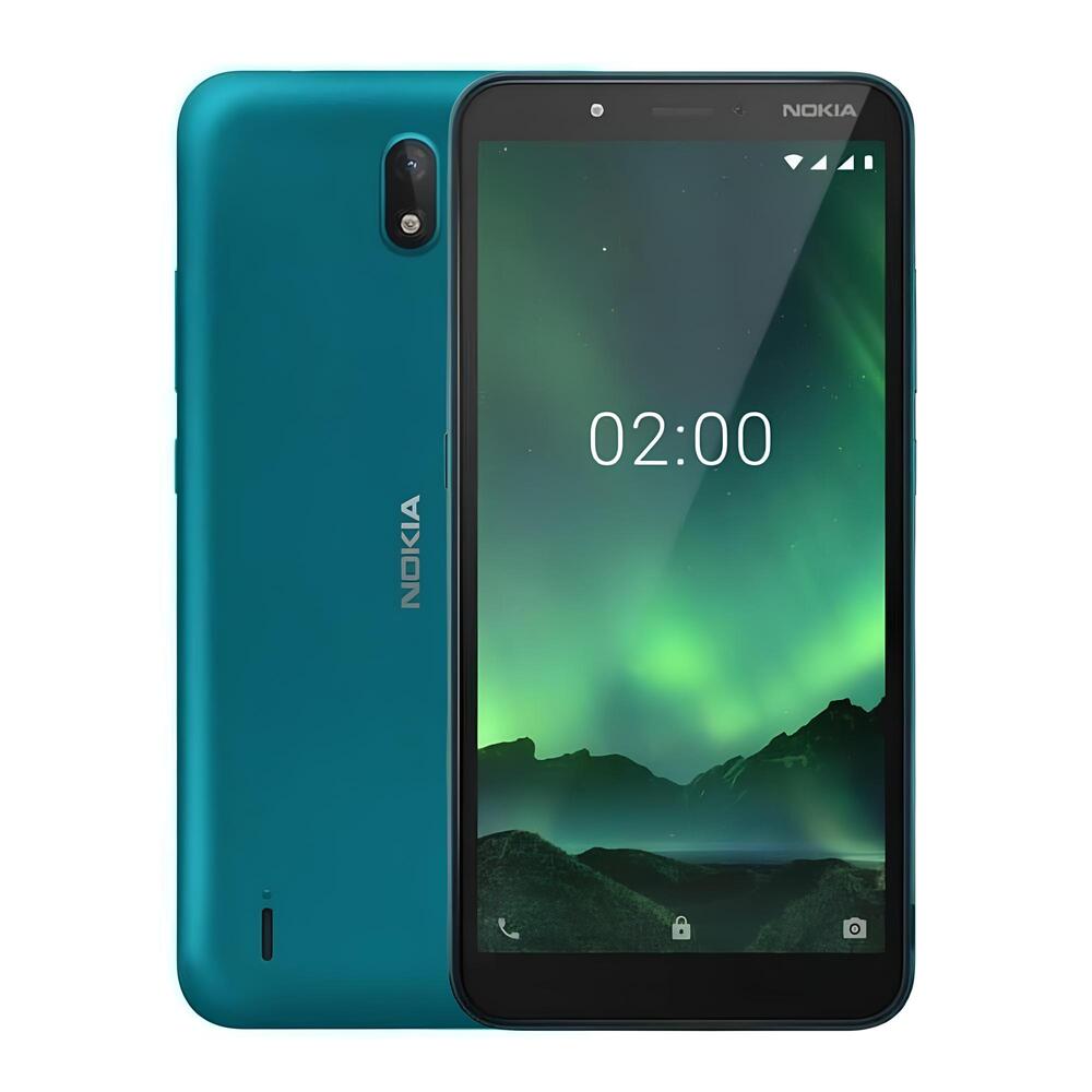 Smartphone C2 32GB* Verde Ciano NK011 Nokia - Loja Solar