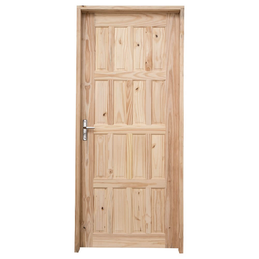 Porta de Pinus Externa 85 x 213 cm Lado Direito 1441 Grantok