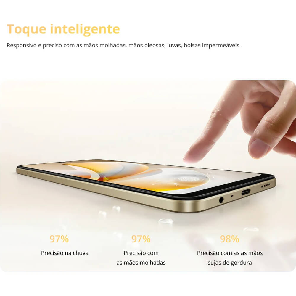 Smartphone Note 70s 128GB Beach Gold RMX5313 Realme - Loja Solar
