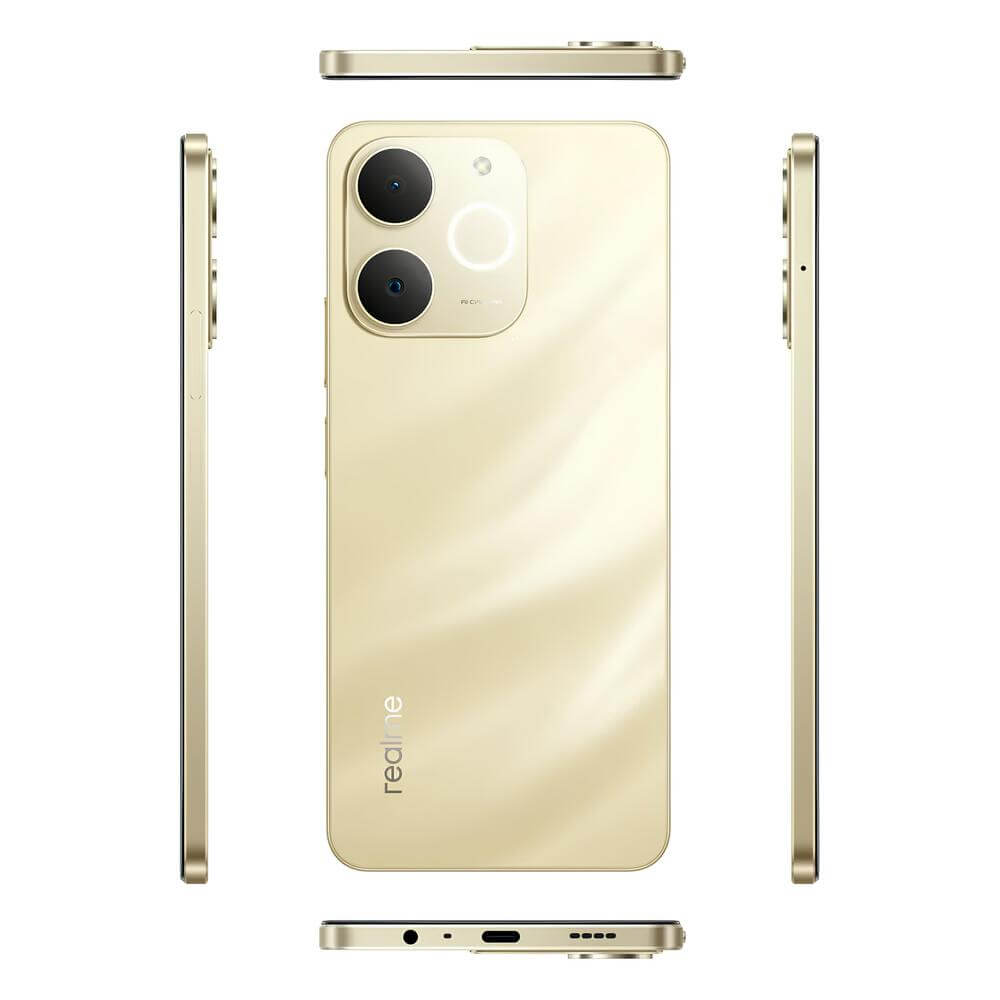 Smartphone Note 70s 128GB Beach Gold RMX5313 Realme - Loja Solar