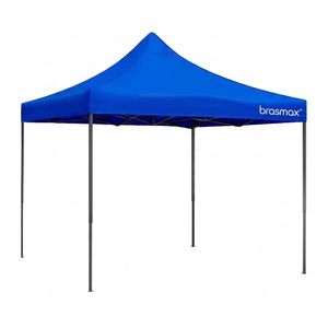 Gazebo 3 x 3 m Articulado Azul Brasmax