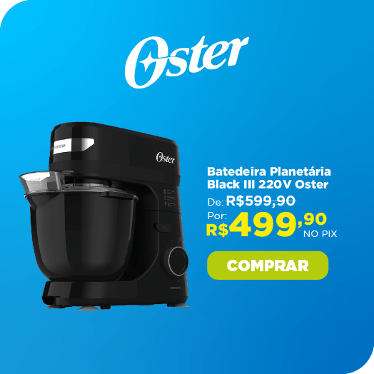 Batedeira Planetária Black III 220V OBAT640 Oster