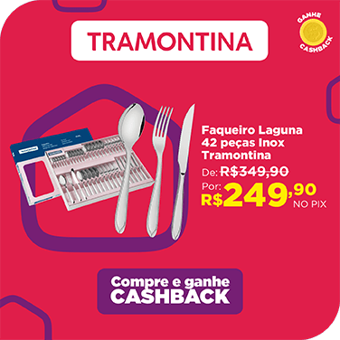 Faqueiro Laguna 42 peças Inox 66906/774 Tramontina