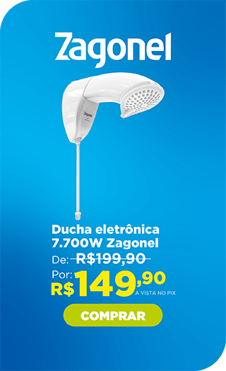 Chuveiro/Ducha ND Eletrônica 7700W 220V Zagonel