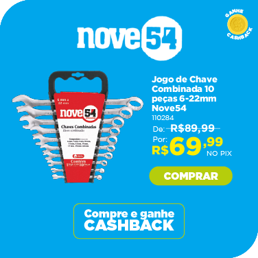 Jogo de Chave Combinada 10 peças 6-22mm Nove54