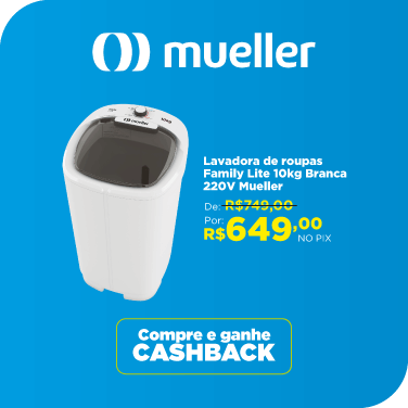 Lavadora de roupas Family Lite 10kg Branca 220V Mueller