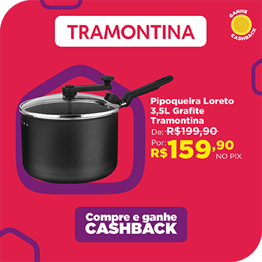 Pipoqueira Loreto 3,5L Grafite 20387/020 Tramontina