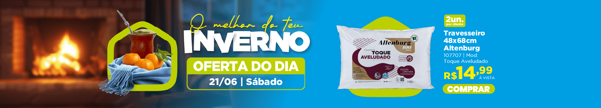 Travesseiro Toque Aveludado 48 x 68 cm Altenburg