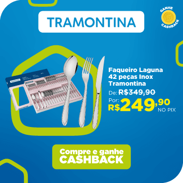 Faqueiro Laguna 42 peças Inox 66906/774 Tramontina