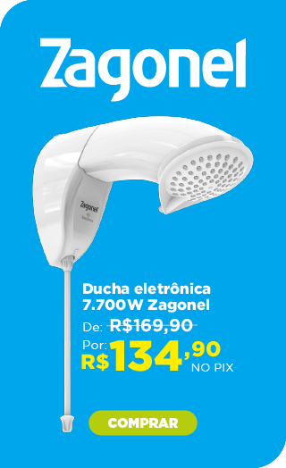 Chuveiro/Ducha ND Eletrônica 7700W 220V Zagonel