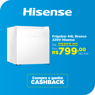 Frigobar 44L Branco 220V RR58NW2A Hisense