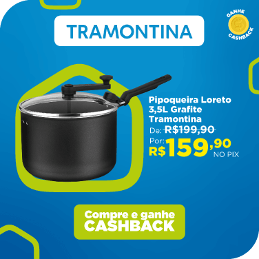 Pipoqueira Loreto 3,5L Grafite 20387/020 Tramontina