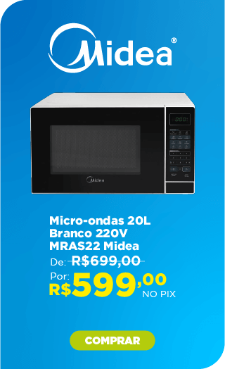 Micro-ondas 20L Branco 220V MRAS22 Midea