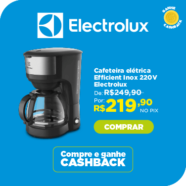 Cafeteira elétrica Efficient Inox 220V ECM20 Electrolux